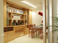 Tủ rượu gỗ phòng khách